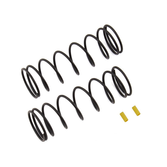 TEAM ASSOCIATED  RC8B3.1 Front Springs V2, yellow, 5.7 lb/in, L70, 8.5T, 1.6D
