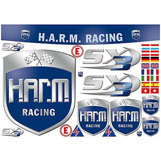 Decal H.A.R.M. Racing
