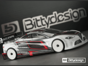 CARROZZERIA TOURING BITTY 190 MM ASCARI (TRASPARENTE NON VERNICIATA)