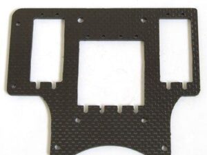 PIASTRA RADIO CARBONIO 535 MM PER 2 SERVI PICCOLI ANTERIORI
