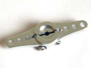 SQUADRETTA ALLUMINIO DOPPIA 25 PER ACE - VORTEX - FUTABA - SAVOX