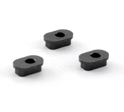 CASTER F1 BOCCOLE ALLUMINIO ( BLACK ) 6° /9°