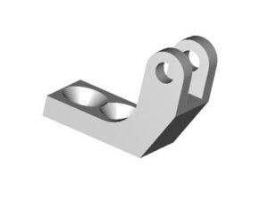 PARTE SUPPORTO ERGAL FRONT MONO AMMORTIZZATORE FX3