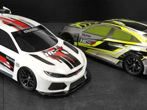 CARROZZERIA TOURING BITTY 1-10 HCF TRASPARENTE NON VERNICIATA