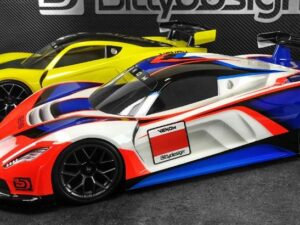 CARROZZERIA TOURING BITTY VENON 190 MM TRASPARENTE NON VERNICIATA