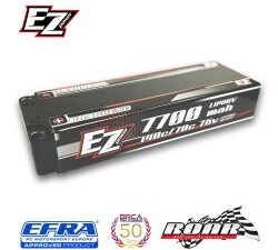 BATTERIA EZ POWER LIPO 7700 7,6 V 2 140/70 GRAFENE - 5MM GR 298 MM 138 X 47 X 24,5