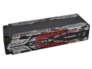 BATTERIA ORCA TOURING 8500 7,6 V 120C