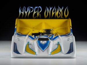 CARROZZERIA XTREME ON ROAD 1-8
YPER DIABLO 0,75 MM LIGTH PRE CUT SERPENT