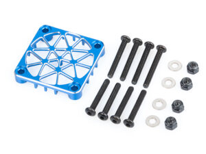 RETE DI PROTEZIONE IN ALLUMINIO PER VENTOLA 30 MM BLUE