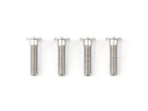 KIT VITI TITANIO TESTA BOMBATA M 3 X 12  4 PZ INFINITY SPECIALE