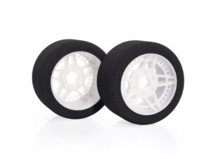 COPPIA DI GOMME MATRIX ON ROAD 1/8 ANTERIORE 32 SHORE LIGTH TORNITE ELETTRIC CAR 64 MM